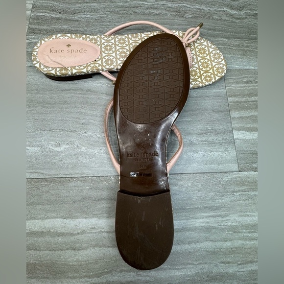 Kate Spade Mystic Bow Tie Spade Charm Sandals Womens 9.5 - Picture 4 of 8